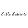 Salle d'attente 1 (28x7cm) - Autocollant(sticker)