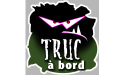 Truc à bord (10x10cm) - Autocollant(sticker)