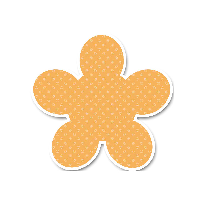 repère jaune (10x9.5cm) - Sticker/autocollant