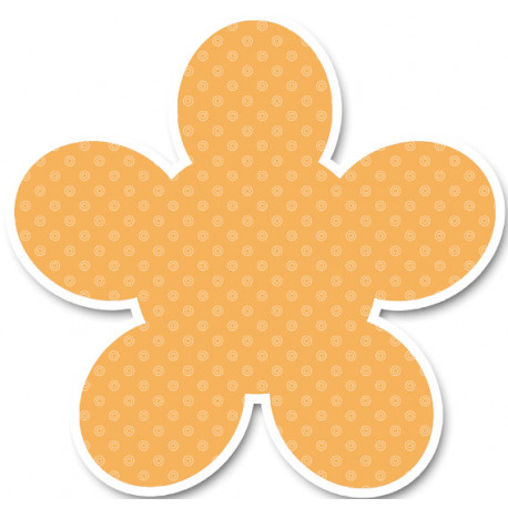 repère jaune (5x4.5cm) - Autocollant(sticker)