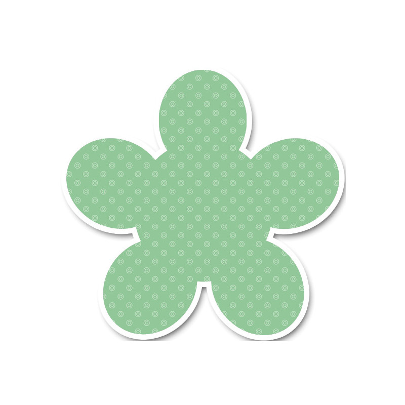 repère vert (5x4.5cm) - Sticker/autocollant