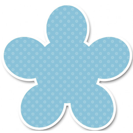 repère bleu (5x4.5cm) - Autocollant(sticker)