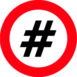 hashtag obligation (20x20cm) - Autocollant(sticker)