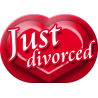 Just divorced (5x3.5cm) - Sticker/autocollant