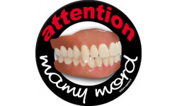 Mamy mord (5x5cm) - Autocollant(sticker)