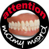 Mamy mord (5x5cm) - Autocollant(sticker)