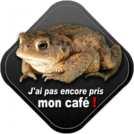 Mon café (5x5cm) - Autocollant(sticker)