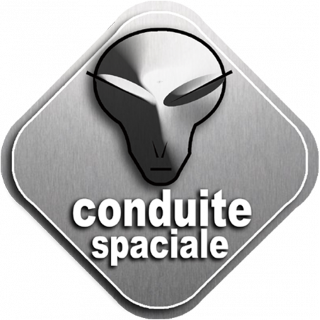 Conduite spatiale (15x15cm) - Autocollant(sticker)