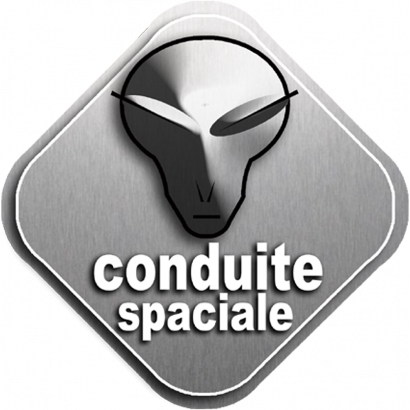 Conduite spatiale (5x5cm) - Autocollant(sticker)