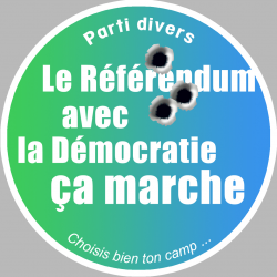 Parti divers droite gauche (10x10cm) - Autocollant(sticker)