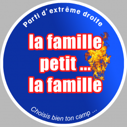 Parti extrême droite (15x15cm) - Autocollant(sticker)