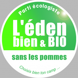 Parti écologiste (10x10cm) - Autocollant(sticker)