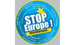 STOP Europe (10x10cm) - Autocollant(sticker)