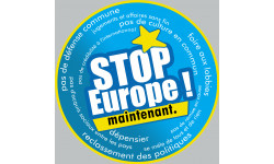 Europe STOP (10x10cm) - Autocollant(sticker)