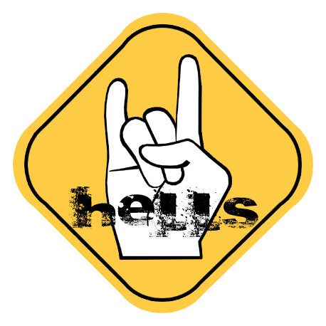 Hells (5x5cm) - Autocollant(sticker)