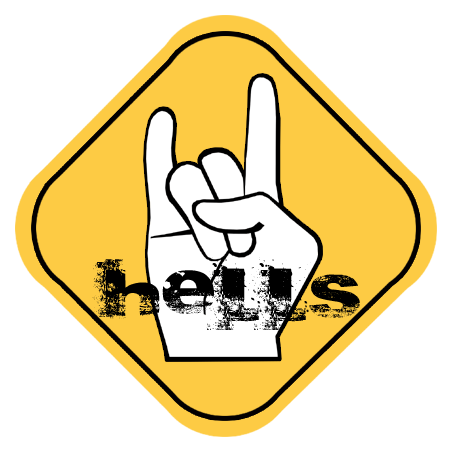 Hells (5x5cm) - Autocollant(sticker)