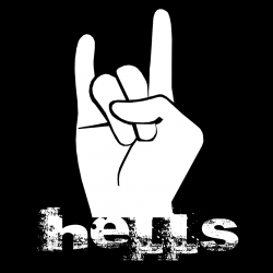 Symbole Hells (5x5cm) - Autocollant(sticker)