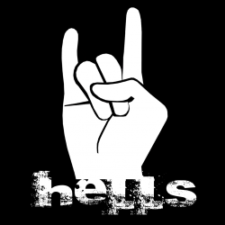 Symbole Hells (10x10cm) - Autocollant(sticker)