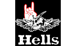 Hells reconnaissance (5x5cm) - Autocollant(sticker)