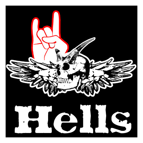 Hells reconnaissance (5x5cm) - Autocollant(sticker)