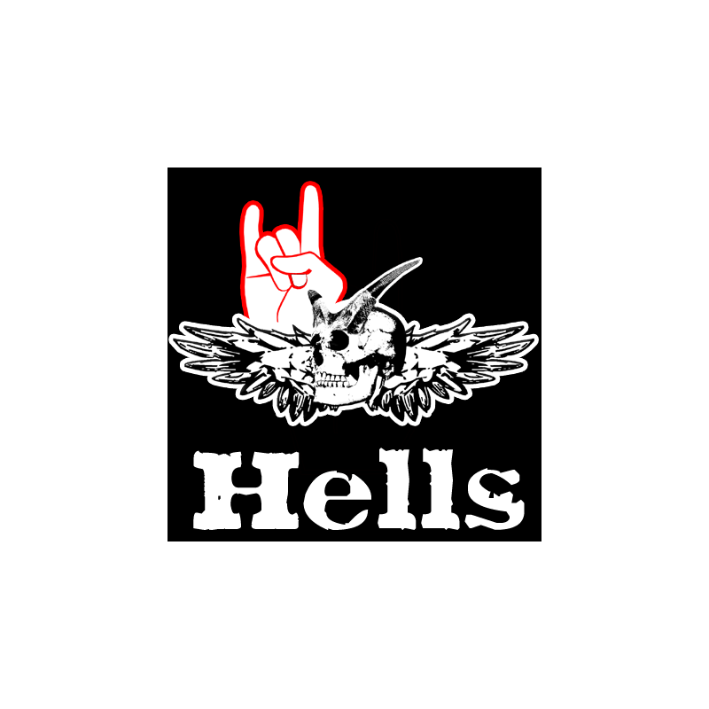 Hells reconnaissance (20x20cm) - Sticker/autocollant