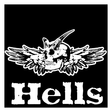 Tête Hells (5x5cm) - Autocollant(sticker)