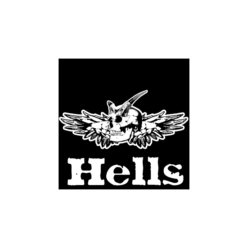 Tête Hells (10x10cm) - Sticker/autocollant