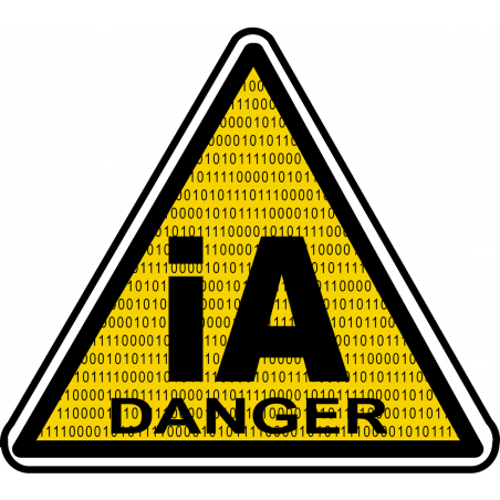 iA danger (5x5cm) - Autocollant(sticker)