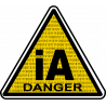 iA danger (5x5cm) - Autocollant(sticker)