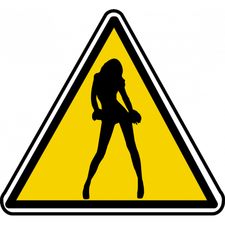 silhouette pin-up 35 (20x18.2cm) - Autocollant(sticker)