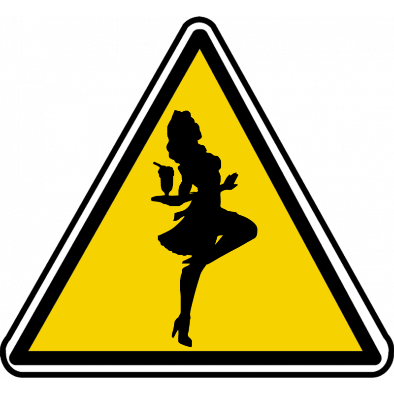 silhouette pin-up 33 (20x18.2cm) - Autocollant(sticker)