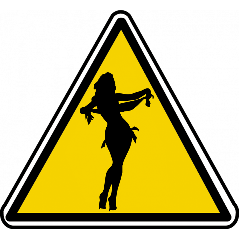 silhouette pin-up 27 (20x18.2cm) - Autocollant(sticker)