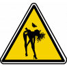 silhouette pin-up 10 (5x4.5cm) - Autocollant(sticker)
