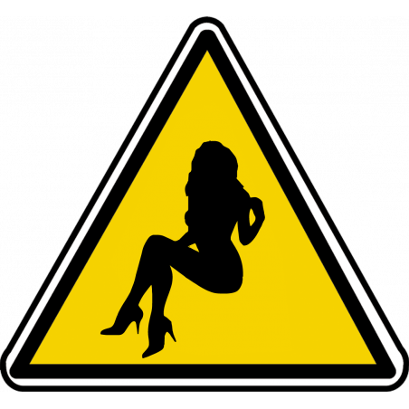 silhouette pin-up 22 (20x18.2cm) - Autocollant(sticker)