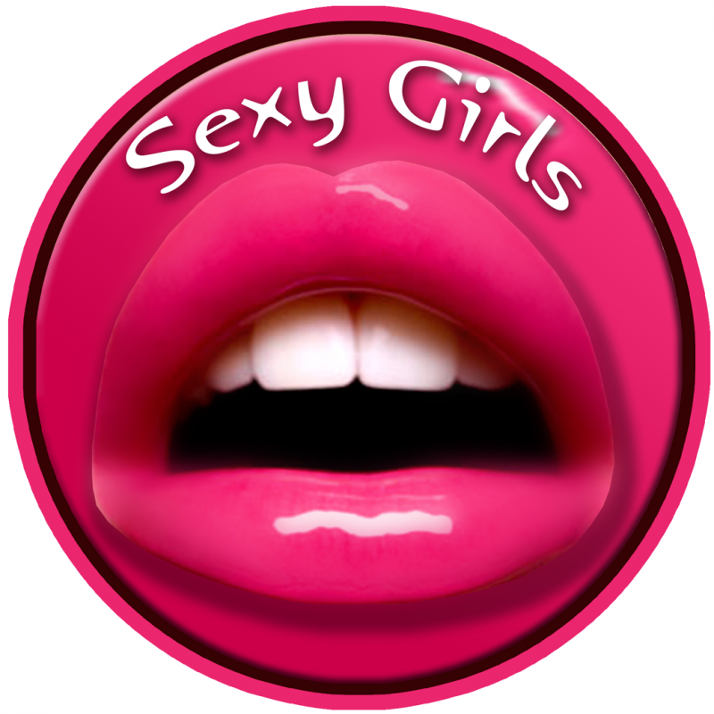 sexy girl (20x20cm) - Autocollant(sticker)