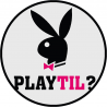 Playtil (20x20cm) - Autocollant(sticker)