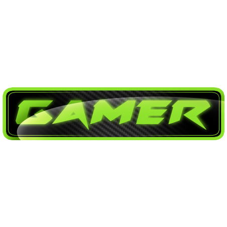 Gamer (15x3.5cm) - Autocollant(sticker)