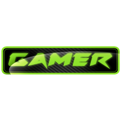 Gamer (20x5cm) - Autocollant(sticker)