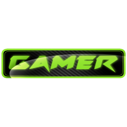 Gamer (10x2.5cm) - Autocollant(sticker)