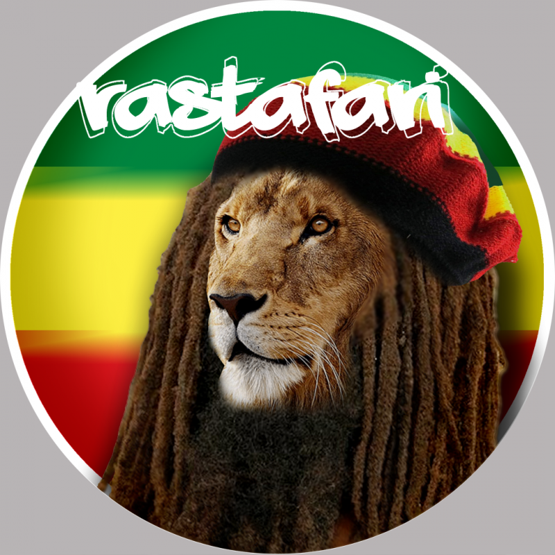 rasta (20x20cm) - Autocollant(sticker)