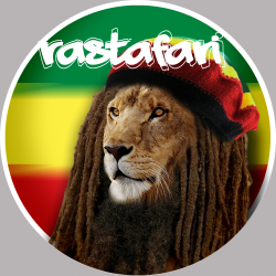 rasta (15x15cm) - Sticker/autocollant