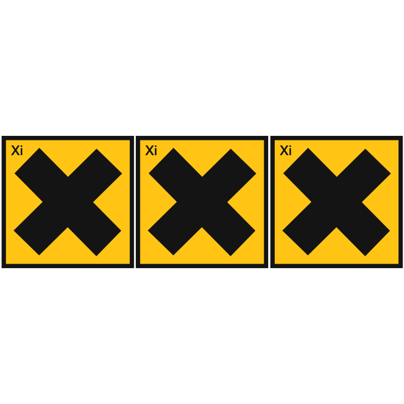 irritant (3stickers 10x10cm) - Sticker/autocollant