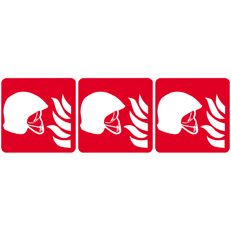 Équipement de lutte contre l’anti-incendie (3fois 10cm) - Sticker/a