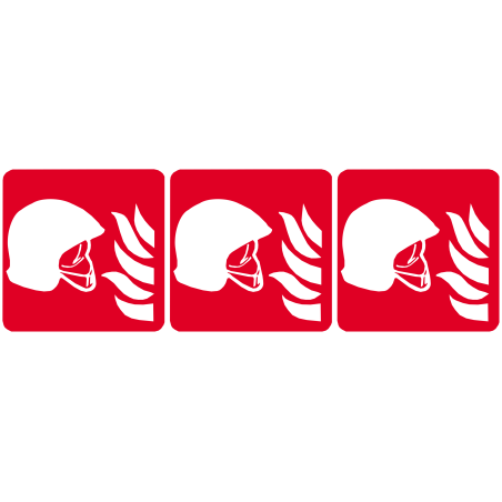 Équipement de lutte contre l’anti-incendie (3fois 10cm) - Sticker/a