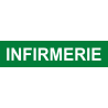 Infirmerie vert (20x4.8cm) - Sticker / autocollant