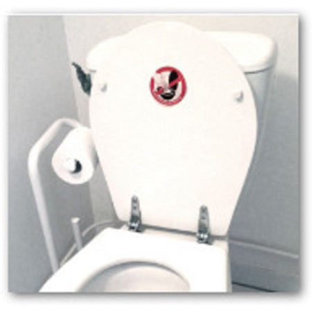 ne rien jeter hors papier toilettes dans les WC - 5cm - Sticker/autoco