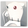 ne rien jeter hors papier toilettes dans les WC - 10cm - Autocollant(sticker)