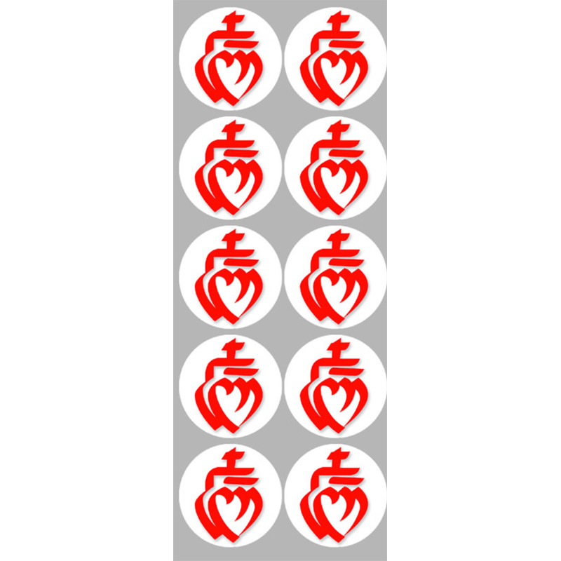 Vendée sur Fond Blanc (10 fois 5cm )- Sticker/autocollant