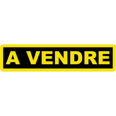 A vendre fond noir (30x7cm) - Autocollant(sticker)