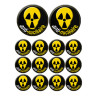 Anti-Nucléaire (2 fois 10cm & 12 fois 5cm) - Autocollant(sticker)